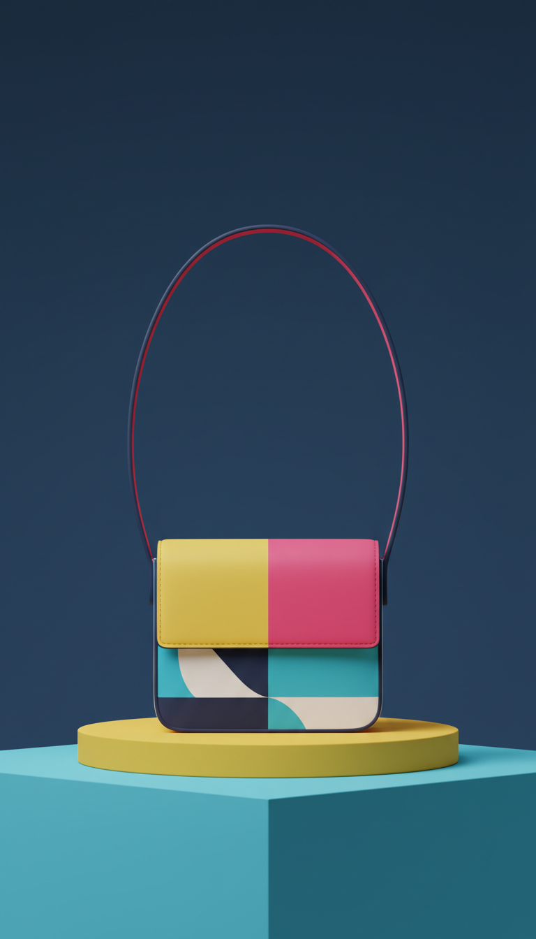 Graphic Mini Crossbody Handbag