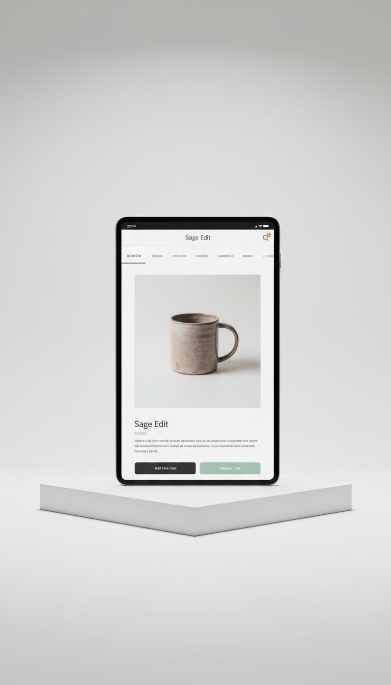 Sage Edit calming color template