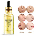24K Gold Serum before and after results