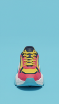 Chunky Geometric Sneakers