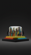 Sky Neon graphic crossbody bag