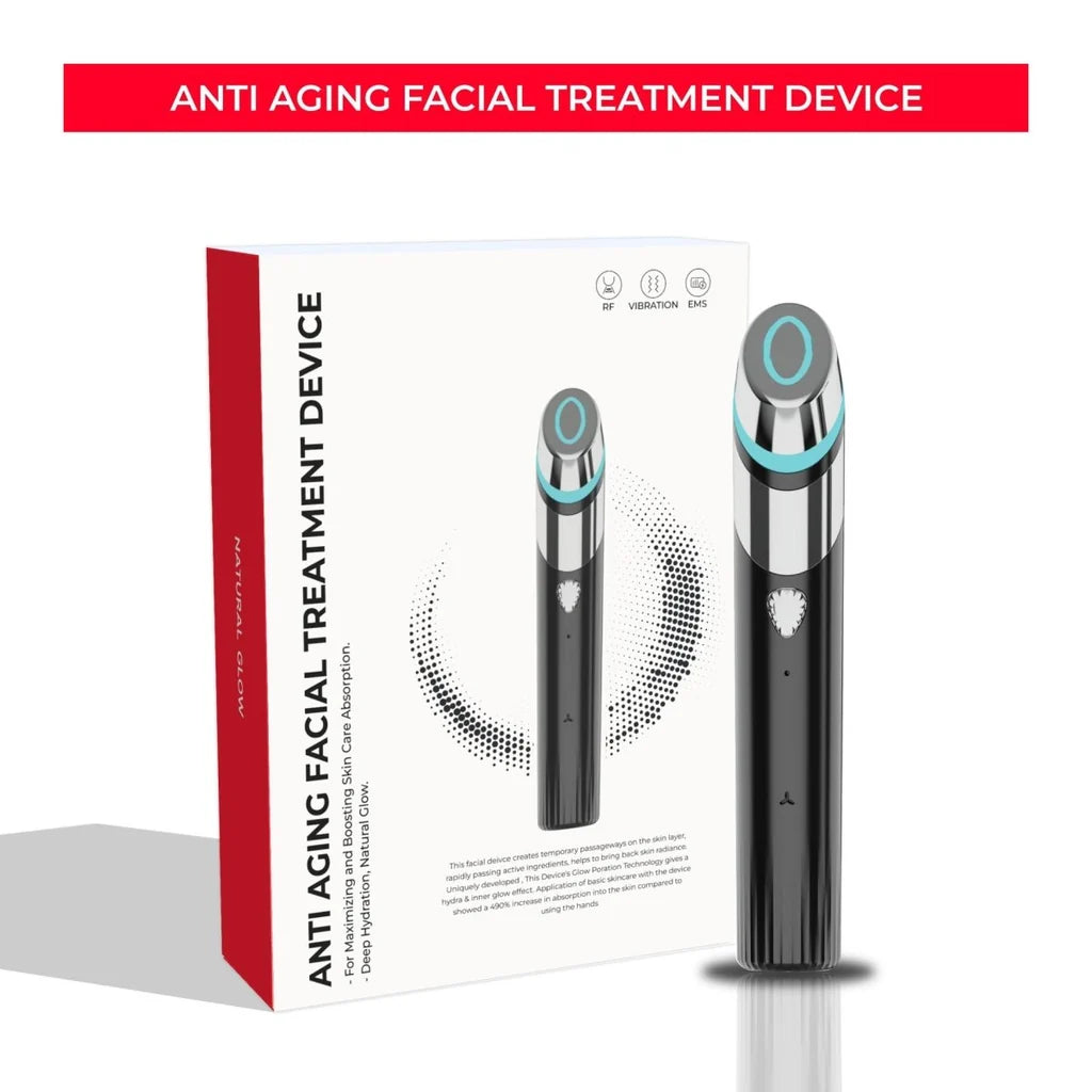 Anti Aging Facial Treatment Device with packaging