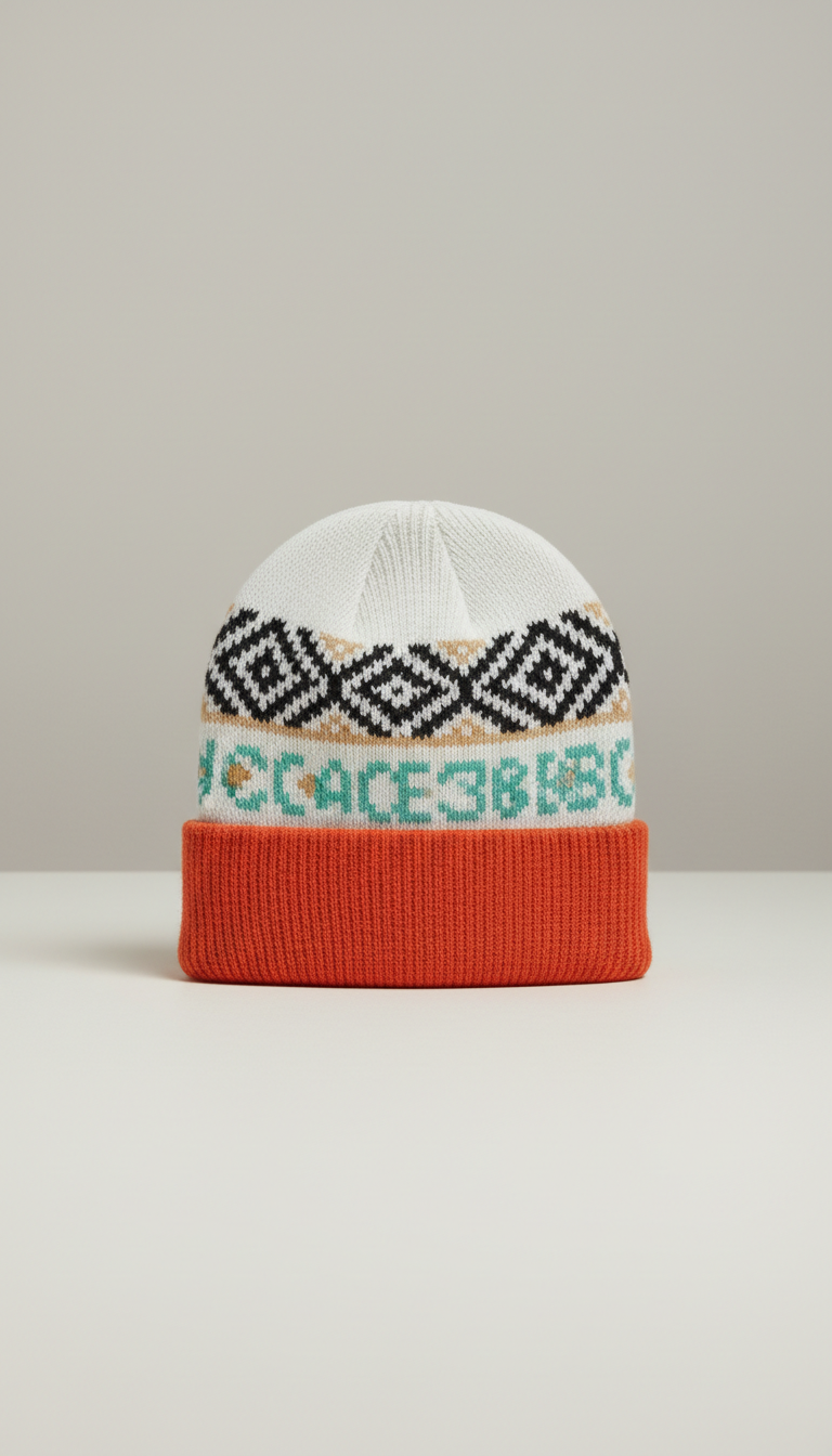 Sidewalk White logo beanie