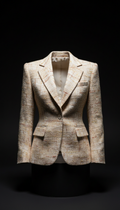 Porcelain Wool Structured Blazer