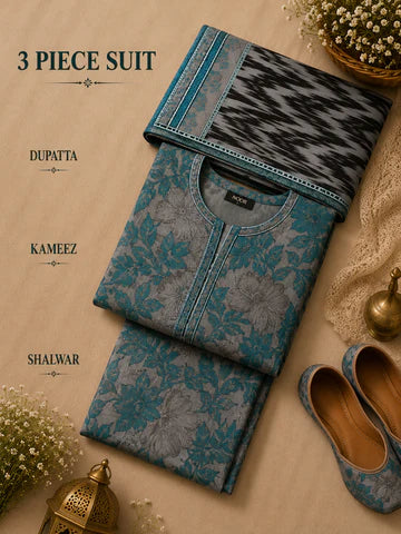 3 Piece Lawn Suit – Dupatta, Kameez and Shalwar