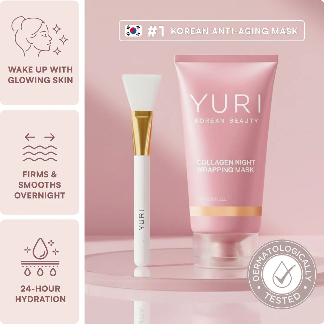 YURI Collagen Night Wrapping Mask product shot